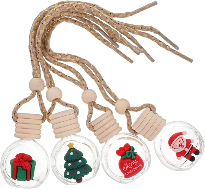 Mobestech 12 Pcs Car Pendant Air Car Ornaments Diffusers Oil Diffusers Hanging Diffuser for Empty Diffuser Bottles Glass