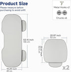 West Llama Car Seat Covers Full Set,Ice Silk Bottom Seat Covers for Cars Include 1 Pair Front Driver Seat Pad Mat and 1 Rear Bench Cover for SUVs,Cars,Sedans(3PC-Gray)