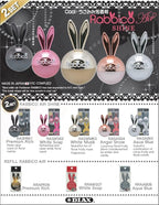 Rabbico Rabbit Air Shine Car Vent Clip Air Freshener Angel Snow Scent, 2-pcs, Angel Snow scent is a Luxurious floral fruity blend complemented by amber and vanilla scents