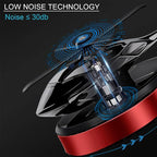 Helicopter Car Air Freshener Rotating Solar Car Freshener Airplane Car Perfume