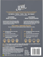 Lexol Leather Conditioner and Cleaner Kit by Lexol, Use on Furniture, Car Interiors, Shoes, Handbags, Includes 2 Application Sponges, Two-Step System, 8 oz Each