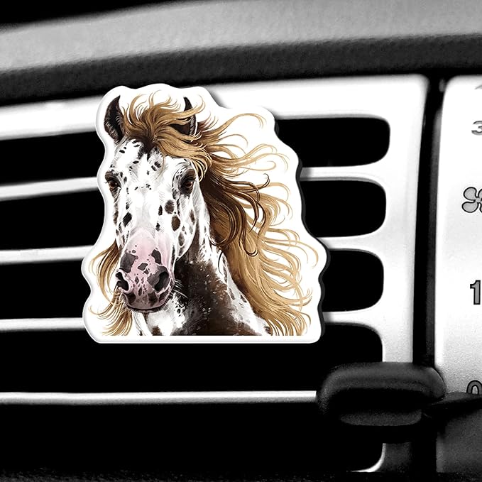 WIRESTER Fresh Scented Car Air Freshener Vent Clip, Decorative Accessories, Interior Decoration for Cars - Birds, Bear, Chicken, Rhino, Hippo, Snake, Horse