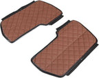 2PCS Center Console Armrest Cover for Toyot@ Tundra 2022-2025 /Sequoia 2023-2025 Accessories, Leather Front Seat Armrest Box Cushion Protector Waterproof Anti-Scratch (Left-Hand Drive)
