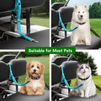 Golf Cart Dog Seat Leash, Pet Dog Seat Belt Harness for Golf Cart, with Adjustable Straps, Prevents Falls & Injuries, Blue