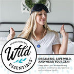 Wild Essentials Potter Hallows Essential Oil Car Vent Diffuser Kit with Lavender, Lemongrass, Peppermint, Orange Oils, Stainless Steel Locket Pendant, 8 Refill Pads, Color Changing Air Freshener