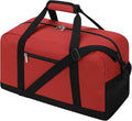 Small Gym Bag 18 inch Carry On Duffel Bag for Weekender Travel - Red