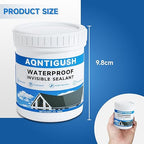 10.5OZ(300g) AQNTIGUSH Transparent Waterproof Sealant Coating Invisible Waterproof Agent, Waterproofing Adhesive for Roofs, Walls, Bathroom, Wood, Indoor & Outdoor Water Proof Clear Paint Sealer