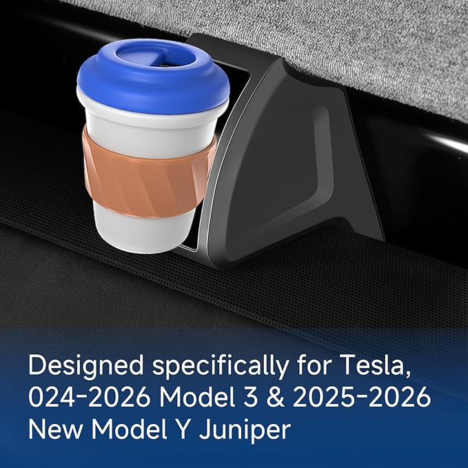 4PCS Air Freshener Adapter Designed for Tesla, Car Air Vent Clip, No Adhesive Needed, Tesla Accessories (Designed for 2025-2026 Tesla New Model Y Juniper Launch Series & 2024-2025 Tesla Model 3)