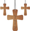 Fumete 24 Pcs Easter Christian Cross Car Air Fresheners Gift Bulk Drift Air Freshener Religious Fresh Scented Hanging Ornaments for Church Sunday School Gifts (God Bless You)