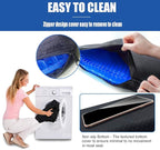 20" Gel Seat Cushion for Long Sitting Pressure Relief(Jumbo&Thick) - Wheelchair Cushion for Pressure Sores - Back, Sciatica & Tailbone Pain Relief Cushion- Non-Slip Butt Pillow for Office, Home, Car