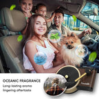Car Freshener Air, Car Air Freshener Cover record Player Ventilation Clip, Music Gifts, 1pcs Car Vent Clip Air Diffuser With 10 PCS Refill Pads Air Freshener for Singer Best Fans Gift