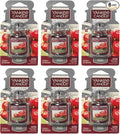 Yankee Candle Car Air Fresheners, Hanging Car Jar Ultimate, Neutralizes Odors Up To 30 Days, Black Cherry, 0.96 OZ (Pack of 6)