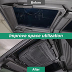 Car Sunroof Organizer Bag Compatible with 2024 2025 Hummer EV Hardtop Roof Panel Storage Bag Waterproof Foldable Multi-Function Car Rooftop Carrier Sunroof Storage Bags (Front Left Side)