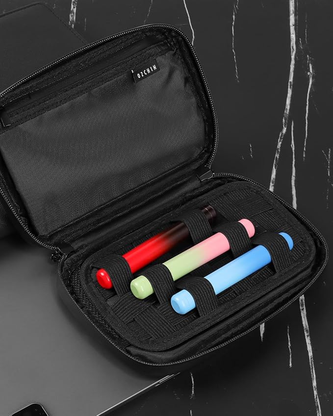 OZCHIN Smell Proof Bag Pocket Bag Activated Carbon Fiber 8'' x 5'' Portable Carry Pouch for Travel