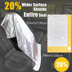 Car Seat Sun Shade Cover Cooling for Baby Car Seat Belts 20% Wider Coverage Summer Car Travel Accessory