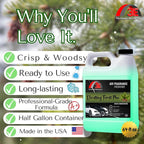 3E Car Air Freshener Concentrate – 64 oz – Professional Automotive Fragrance – Multiple Scents (Pine)