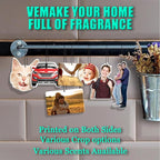 10-1000Pcs Custom Air Fresheners with Picture, Personalized Double Sided Photo/Text/Logo Air Freshener, Customized Gifts for Branding Business Events Promotions