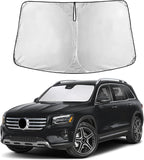 EcoNour Windshield Sunshade Compatible for Mercedes Benz GLB 2020-2024 2025 2026, Sun Visor for Front Windshield & Window Sun Shade Cover, UV Heat Blocker & Protector, Car Accessories