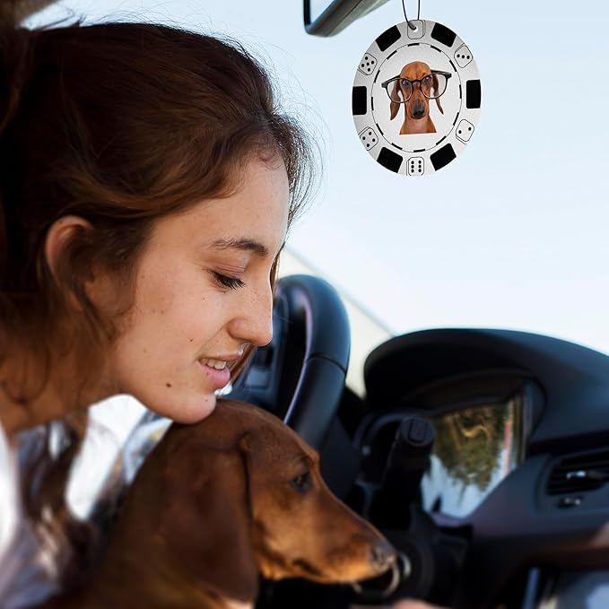 Custom Air Fresheners with Picture, Personalized Air Freshener for Car, Custom Car Freshener, Dangle It Air Freshener for Car, Air Freshener Custom with Picture