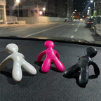 Cesare Car Air Freshener Citrus&Musk Fragrance Fuchsia Long Lasting 45 Days Air Vent Clip Uses Alcohol-Free Fragrance Oil Non-Toxic EVA Material