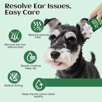 Dog Ear Plucking Powder & Hair Removal Tool Kit – 30g Dog Ear Powder for Hair Removal, 5.5" Hemostat Ear Hair Removal Tool – Helps Reduce Wax & Odor – Ear Grooming Kit for Dogs