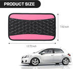 Car Center Console Cushion Pad, 12.72"×7.52" Leather Waterproof Auto Armrest Seat Box Protector, Car Center Console Cover, Universal Interior Decor Car Accessories for SUV Truck (Pink)