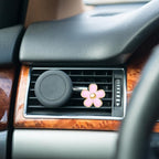 Frienda 8 Pcs Daisy Flower Air Vent Clip Black Pink White Car Accessories Air Conditioning Outlet Clip Freshener Dashboard Accessories Charm Car Inter Decor