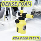 REALYOU Foam Cannon up to 4500 PSI, Foam Cannon for Pressure Washer with 1/4'' Quick Connector, Snow Foam Cannon with Adjustable Nozzle and 1L Foam Cannon Bottle, Fits Most Car Washing Accessories