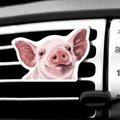 WIRESTER Fresh Scented Car Air Freshener Vent Clip, Decorative Accessories, Interior Decoration for Cars - Cute Animals, Nursery Animals, Chickens, Birds