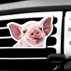 WIRESTER Fresh Scented Car Air Freshener Vent Clip, Decorative Accessories, Interior Decoration for Cars - Cute Animals, Nursery Animals, Chickens, Birds