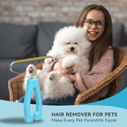 Carpet Rake,Lint Remover,Pet Hair Remover, Dog Cat Hair Remover,Carpet Rake for Pet Hair Removal,Lint Brush,Lint Shaver for Carpets, Car Mat,Couch,Pet Bed,Furniture & Rug(Blue)