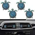 4 Sets Sea Turtle Air Vent Clips Blue Turtle Air Fresheners 32x33.5x46mm Ocean Theme Car Decoration Accessory Refillable Outlet Diffuser for Men Women Car Interior Decoration Gifts