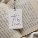 Christian Scripture Car Air Freshener 4Pcs, Inspirational Bible Quotes Hanging Scents,purple Bible Quote Gift Air Freshener Hanging in Car Wardrobe Drawer or Book.