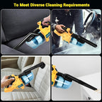Cordless Vacuum for DeWalt 20V Battery, 5 in 1 Handheld Electric Vacuum Cleaner with 400W Powerful Motor, 46 CFM Portable Hand Vacuum for Home Pet Hair, Car (Battery Not Included)