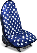 Waterproof Sweating Car Seat Cover for Post Gym Workout, Running, Swimming, Beach and Hiking, Universal Fit Non-Slip Bucket Seat Protector for Cars SUV Trucks, Machine Washable (Star)