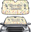 GENANY Funny Skeleton Windshield Sun Shade for Car SUV Truck (55x30 Inches), Sun Shade Windshield, Shades for Front Windows, Protector Blocks UV, Car Decor