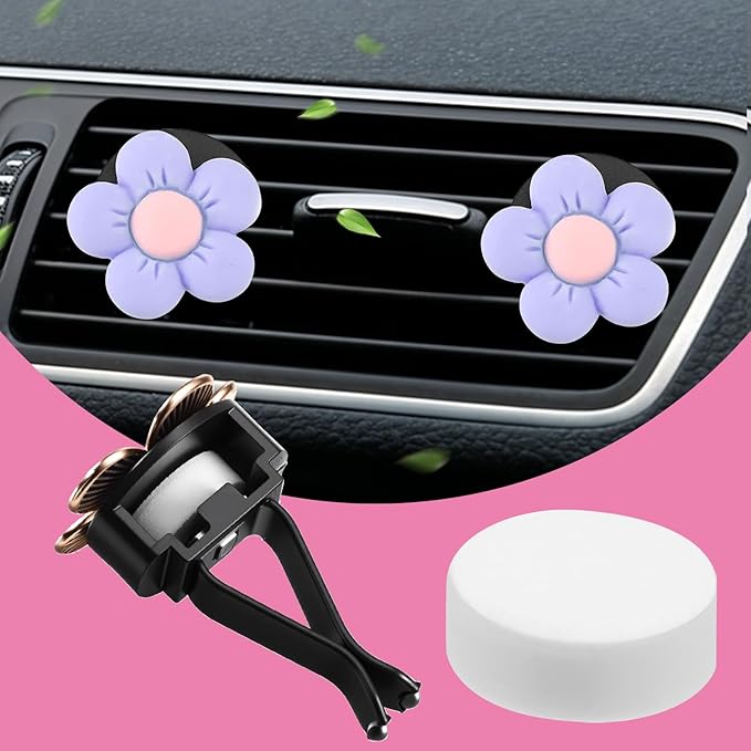 100Pcs Car Essential Oil Pads Unscented Car Air Freshener Vent Clip Refill Pads White Diffuser Air Filter Scent Replacement Pad for Cars Vent Locket Aroma Ball Plug-in Diffuser Humidifier