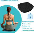 Big Ant Memory Foam Car Seat Cushion for Driver - Heightening Seat Pad for Short Drivers, Relieves Pressure for Long Drives - Non-Slip Car Booster Cushion for Office, Truck, Wheelchair