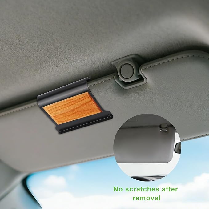 2pcs Car Air Freshener Visor Clip Compatible with Drift Air Freshener, Car Sun Visor Clip for Automobile SUV Truck Accessories (Smiley Face Style)