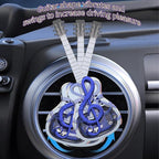Guitar Shape Aromatherapy Diffuser,Guitar Car Air Freshener Vent Clips,Car Air Conditioner Decorations Clip Accessories,car essential oil diffuser vent clip (Red, Dragon)