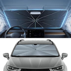 Autorder Windshield Sun Shade Umbrella for 2017-2025 Chrysler Pacifica Minivan Accessories,Upgraded Ice Crystal Material,Easy Setup Umbrella Sunshade for Car Windshield,100% Sun Blocking