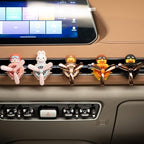Car Air Fresheners Cute Pilot Cat Car Diffuser Rotating Propeller Cartoon Automotive Air Outlet Fan Creative Car Perfume Decoration Automotive Air Fresheners for Cars