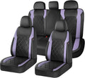 Coverado Car Seat Covers, Seat Covers Full Set, 5 Seats Automotive Seat Cover, Mesh Breathable Seat Protectors, Universal Fit for Most Cars