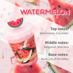 Diffusers for Home Watermelon Scent 2 Pack, Bathroom Diffuser Fruit Cup Shape for Office, Air Freshener Diffuser Gel Leak-Proof Car & Room, Bathroom Scent Diffuser for Friends and Family