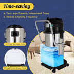 40L/11Gal Commercial Carpet Cleaner, 3 in 1 Multi-Purpose Floor Cleaning Machine Heavy Duty Extractor Vacuum Washing Machine, 1049W Powerful Sofa Curtain Carpet Cleaning Machine