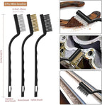 Nolimas 12Pcs Car Wheel & Tire Brush Kit,Including 17inch Long Wheel Brush,Short Handle Tire Brush,5pcs Detailing Brushes Kit & 3pcs Wire Brushes for Cleaning Car Wheels & Interior Exterior
