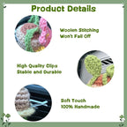 Handmade Vent Clips Car Accessories,Crochet Flower Car Air Vent Fresheners Clips,Cute Car Accessories,Car Air Outlet Clip Decoration,Car Interior Accessories for Women Girls