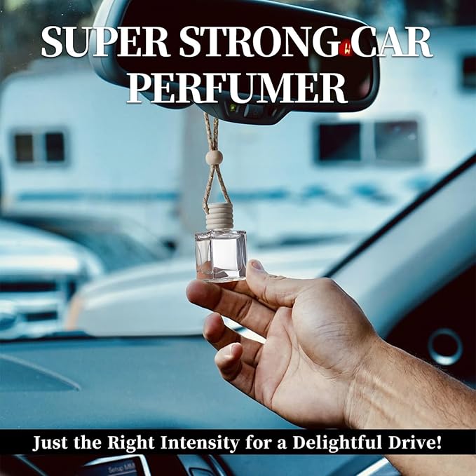 2-Pack Car Fresheners Long Lasting & Car Deodorizer - Caramel & Vanilla Oud Hanging Car Air Freshener for Men and Women, Car Necessities & Scent Diffuser by VUTOLLOSA