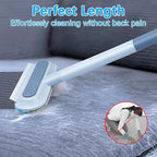 4 in 1 Pet Hair Removal Tool, Multifunctional Pet Hair Remover, Cat and Dog Hair Remover Brush Reusable with 23in Long Handle for Furniture, Couch, Carpet, Clothes