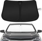 Car Windshield Sun Shade Compatible with 2018 2019 2020 2021 2022 2023 2024 2025 2026 Chevy Equinox Accessories Windshield Cover Foldable Front Window Sunshade Custom Sun Visor Blocks UV Rays
